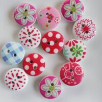 Printed Shell Buttons